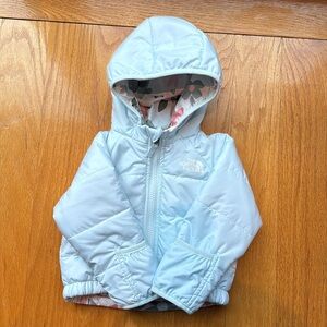 The North Face baby reversible puffer 3-6 mos